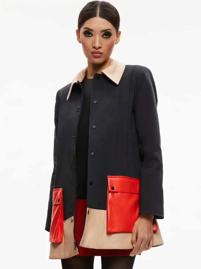 SHONTA COLORBLOCK POCKET JACKET